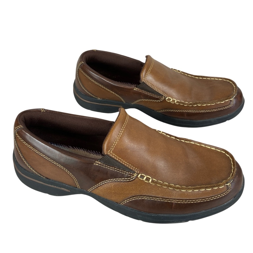 Croft & Barrow Men's Tan and Brown Loafers  11M